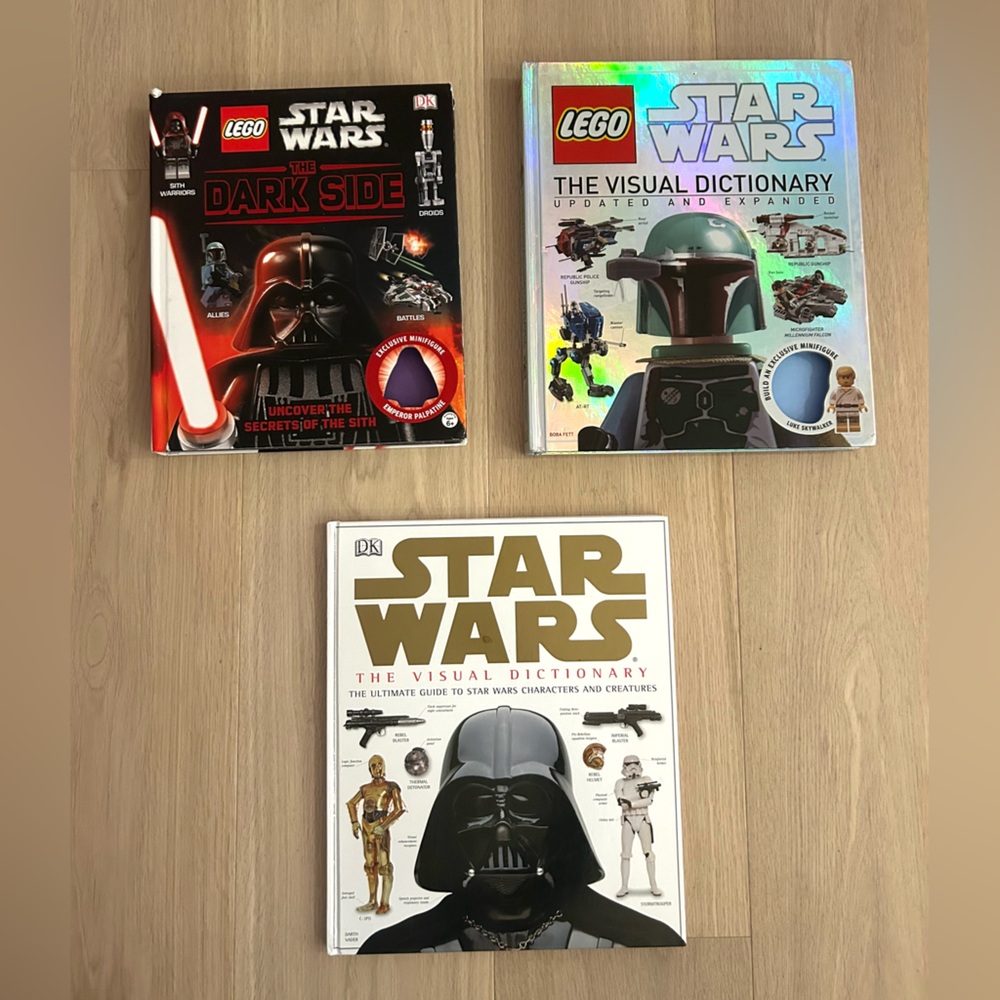 6 Books - Star Wars, Pokémon, Roblox Books